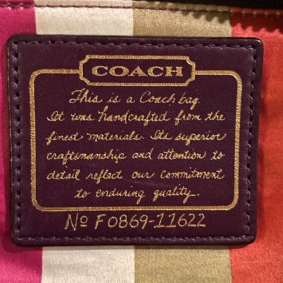 **SOLD**Coach - Legacy Bridget Bag - Limited Edition. Purple Leather. - Picture 16 of 16
